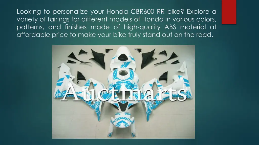 looking to personalize your honda cbr600 rr bike