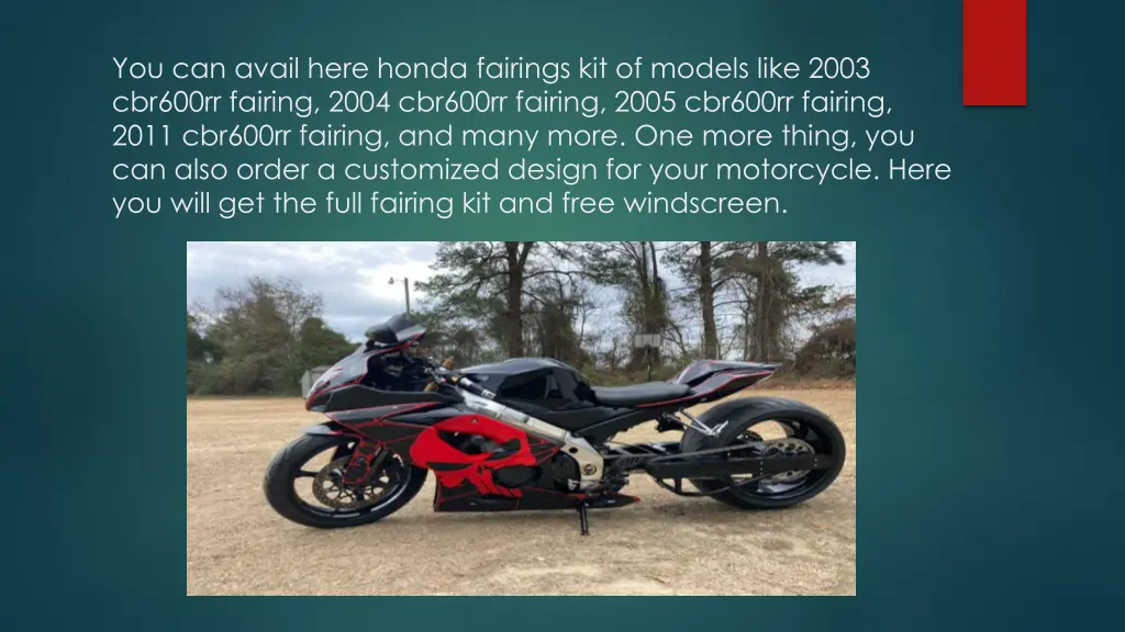 you can avail here honda fairings kit of models