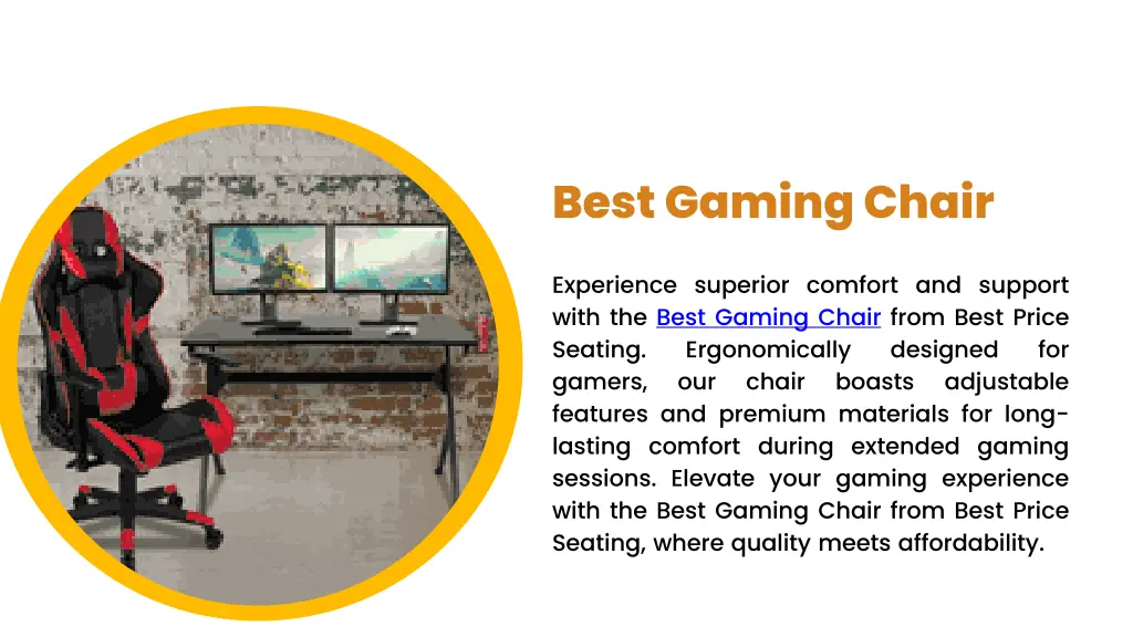 best gaming chair