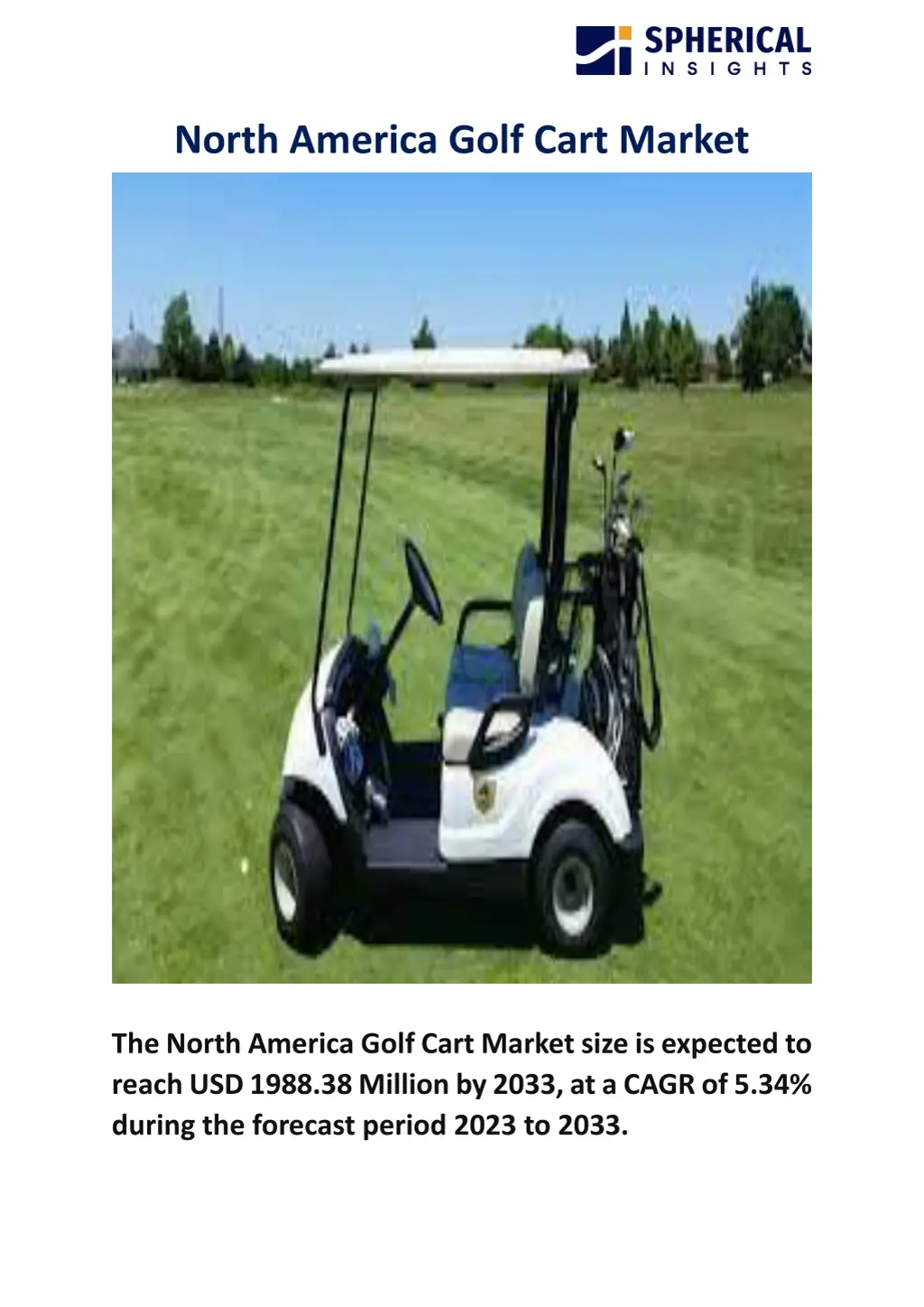 north america golf cart market