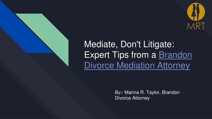 mediate don t litigate expert tips from a brandon