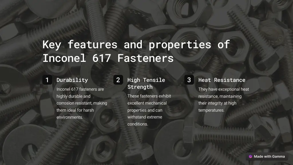 key features and properties of inconel