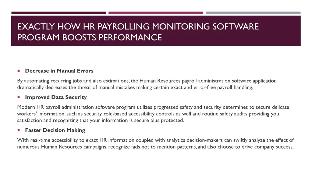 exactly how hr payrolling monitoring software