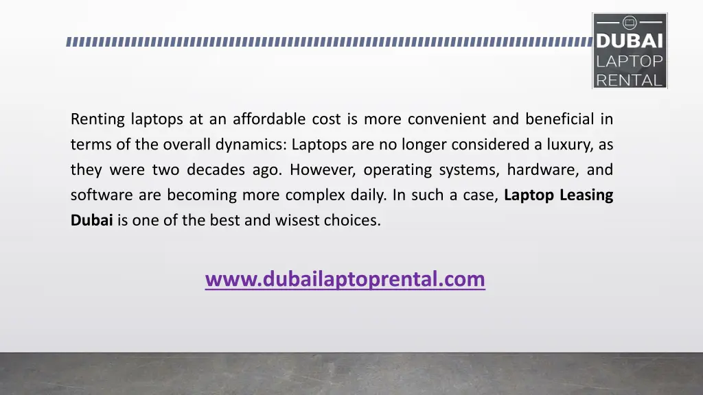 renting laptops at an affordable cost is more