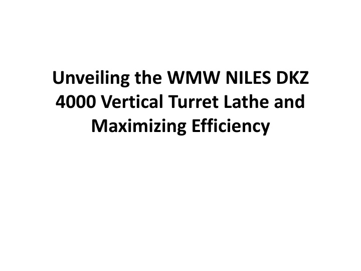 unveiling the wmw niles dkz 4000 vertical turret