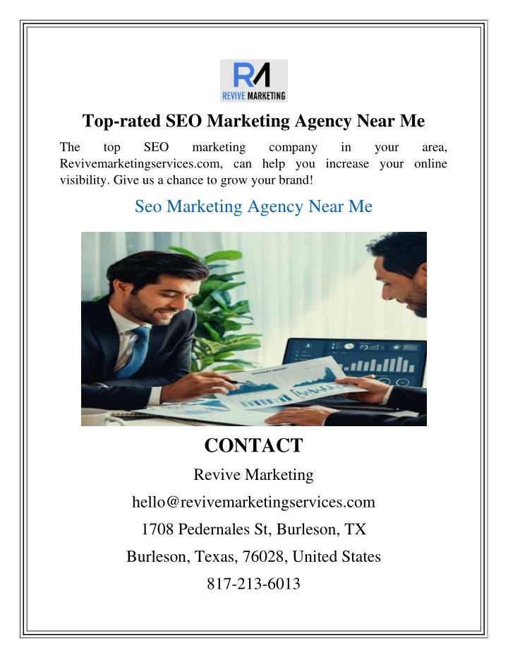 top rated seo marketing agency near me