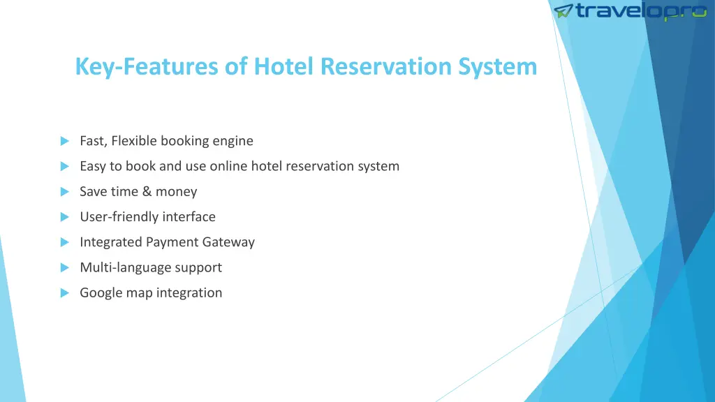 key features of hotel reservation system