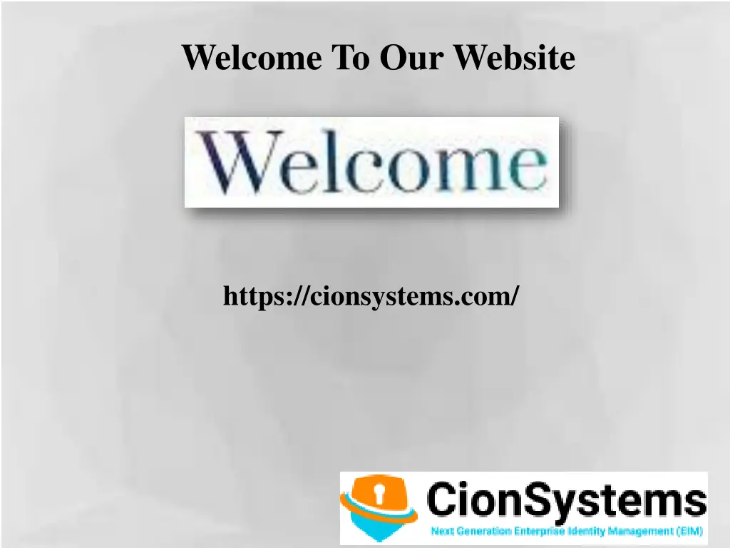 welcome to our website