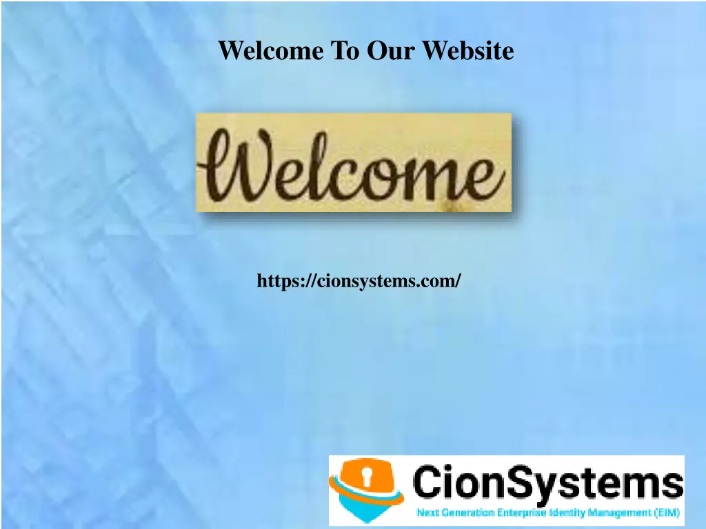 welcome to our website