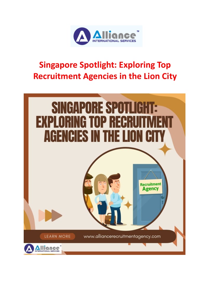 singapore spotlight exploring top recruitment