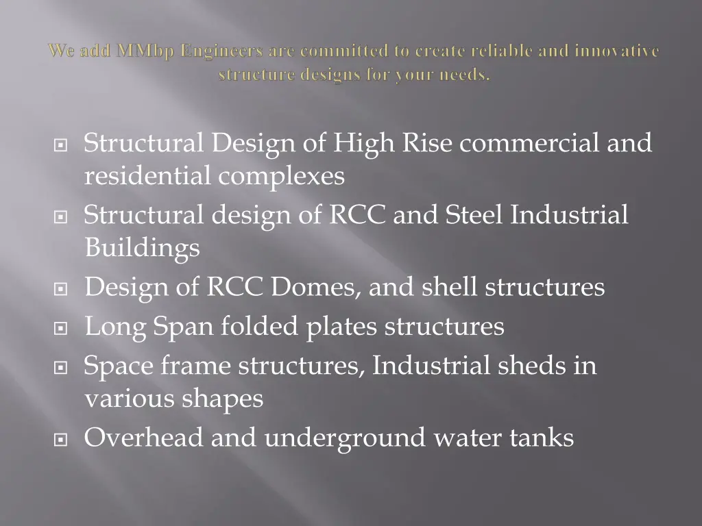 structural design of high rise commercial