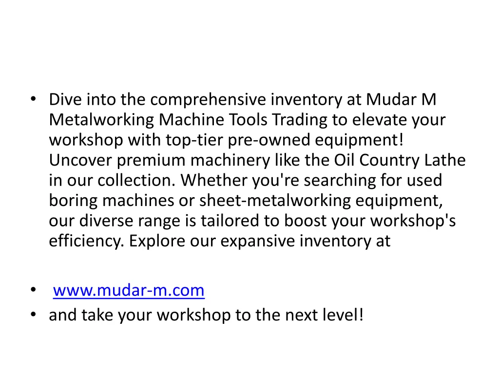 dive into the comprehensive inventory at mudar