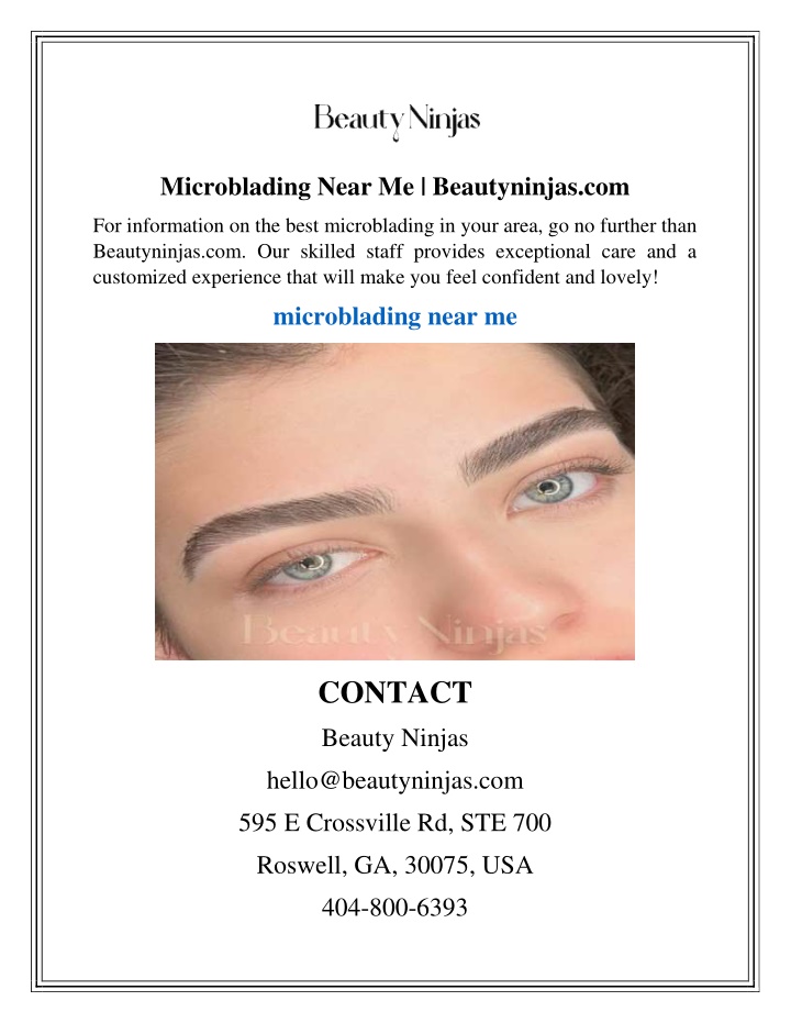 microblading near me beautyninjas com