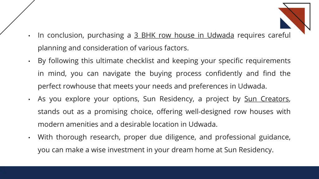 in conclusion purchasing a 3 bhk row house