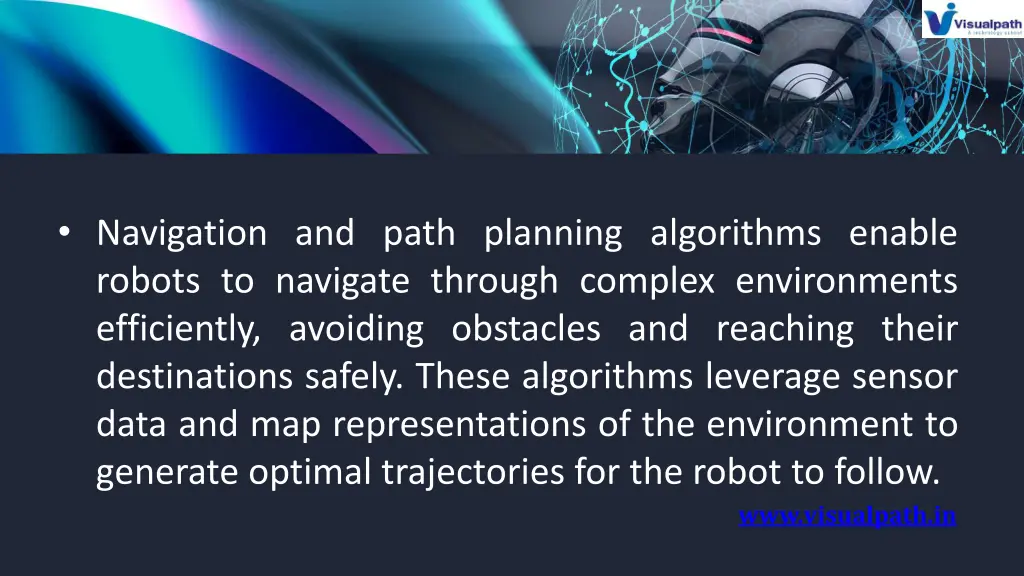 navigation and path planning algorithms enable
