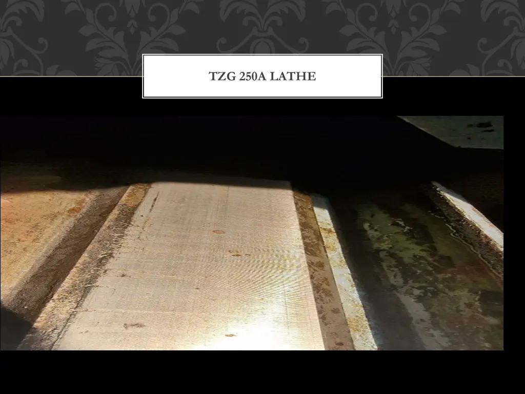 tzg 250a lathe 1