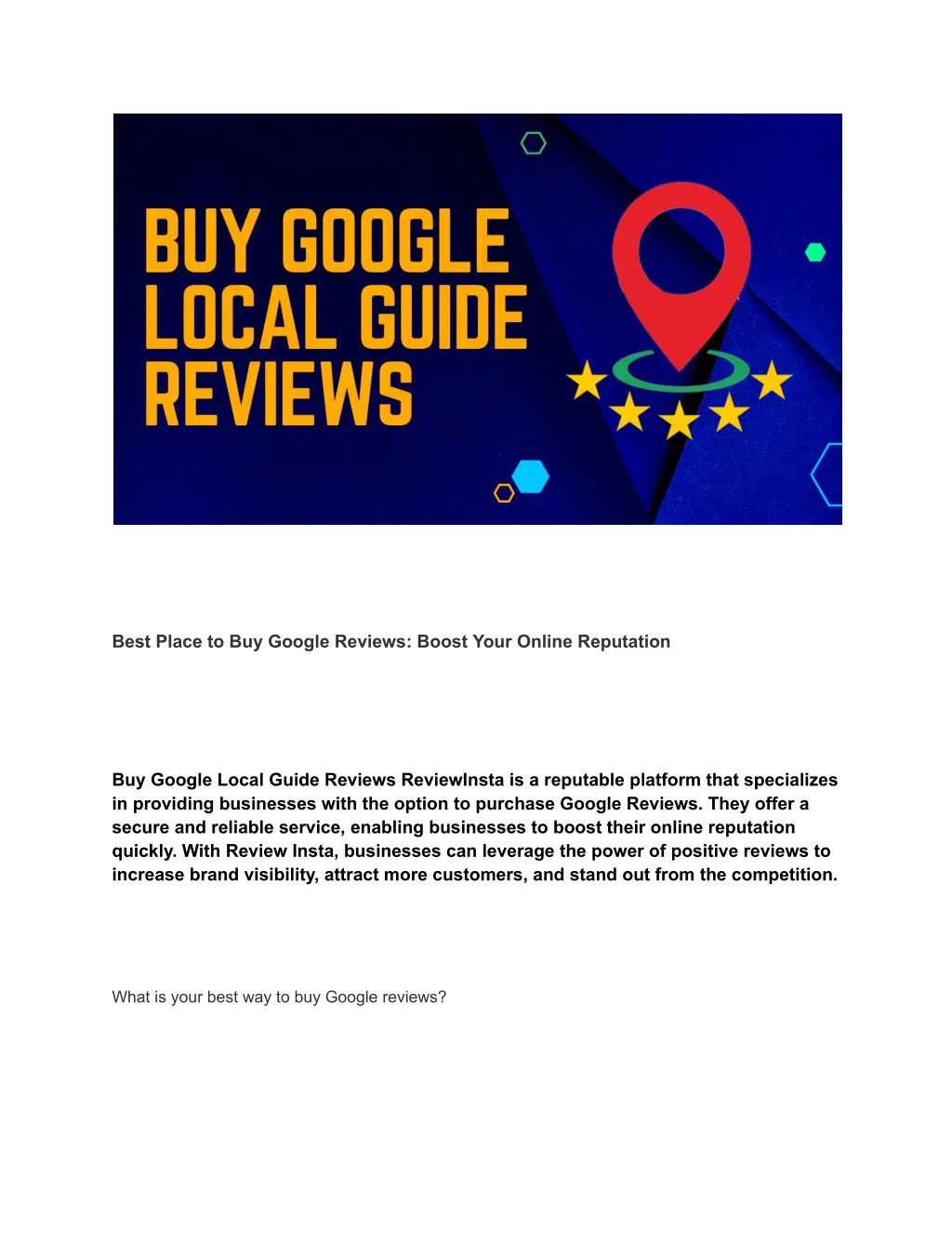 best place to buy google reviews boost your