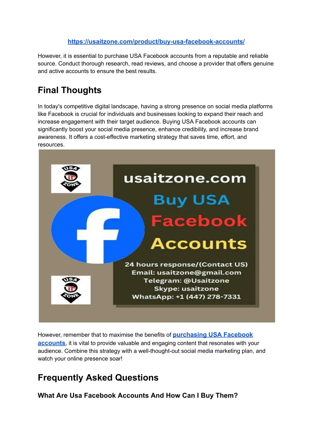 https usaitzone com product buy usa facebook