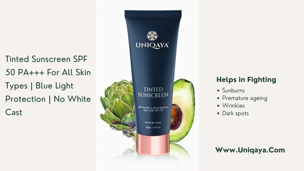 tinted sunscreen spf 50 pa for all skin types