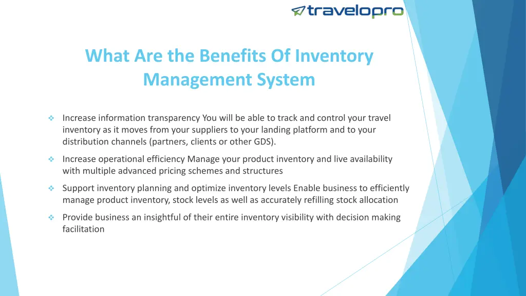 what are the benefits of inventory management