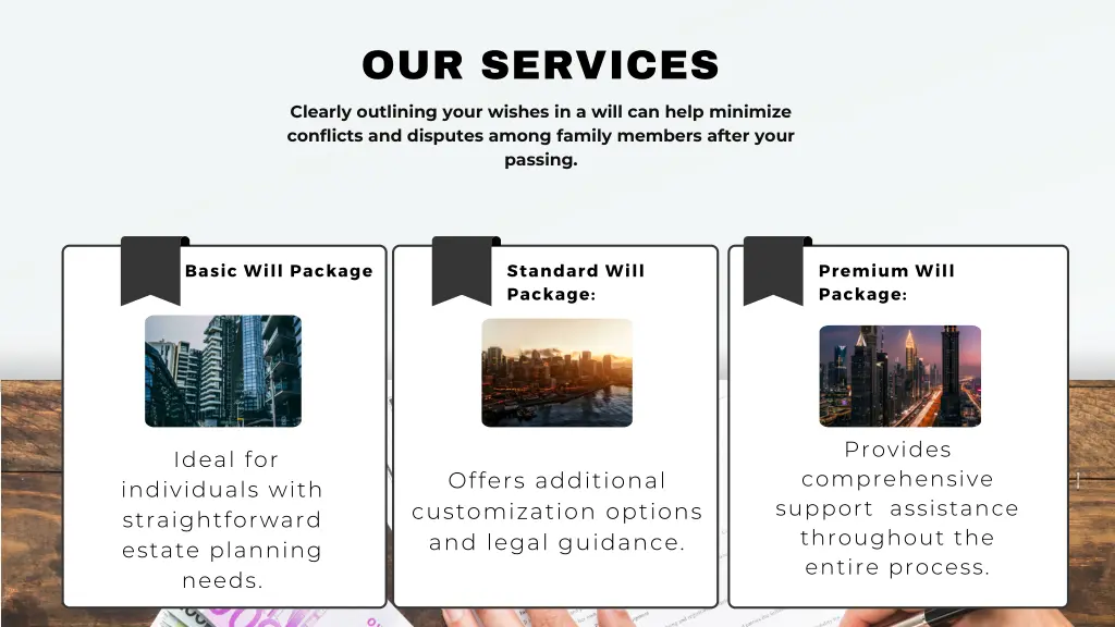 our services