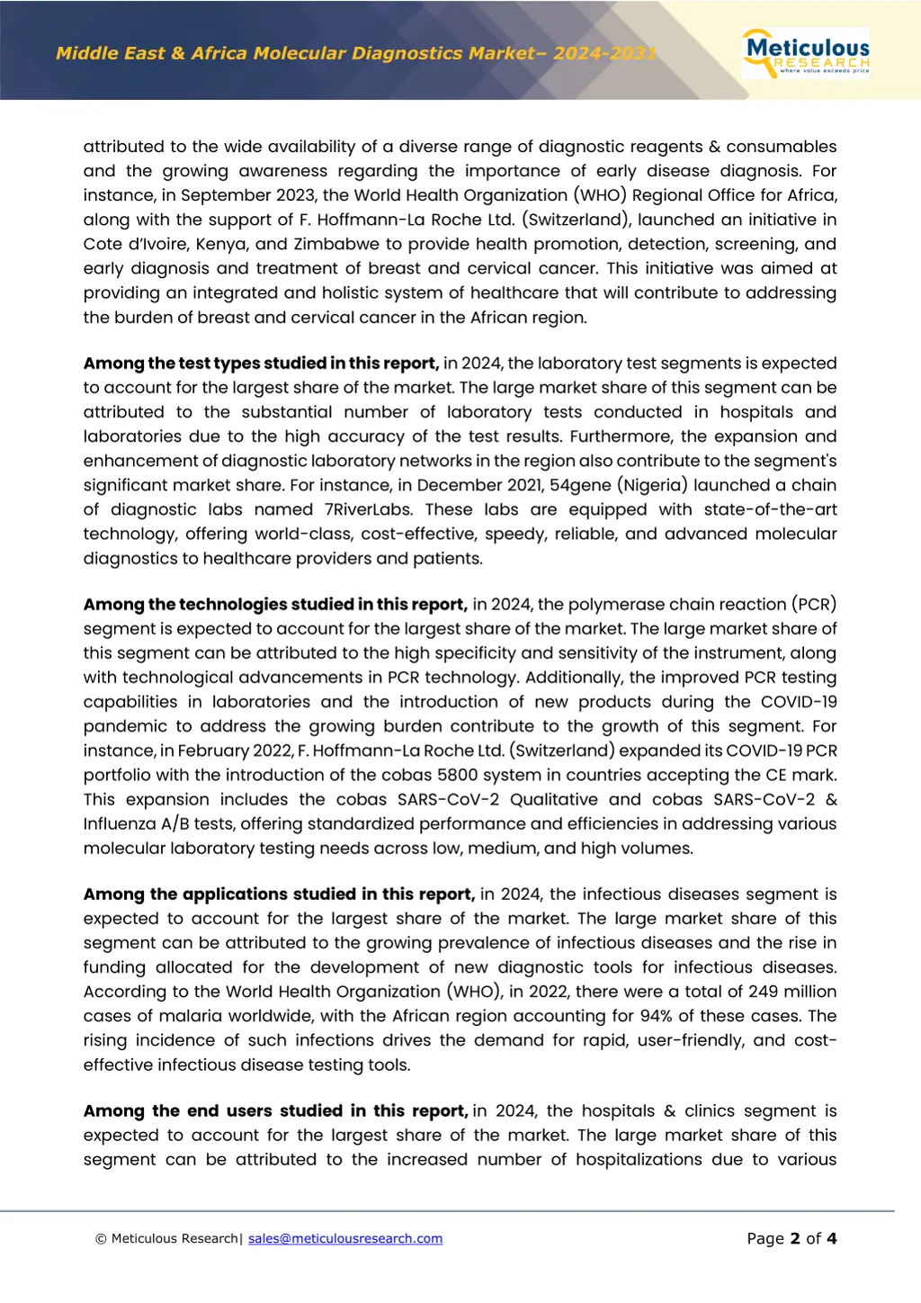 middle east africa molecular diagnostics market 2