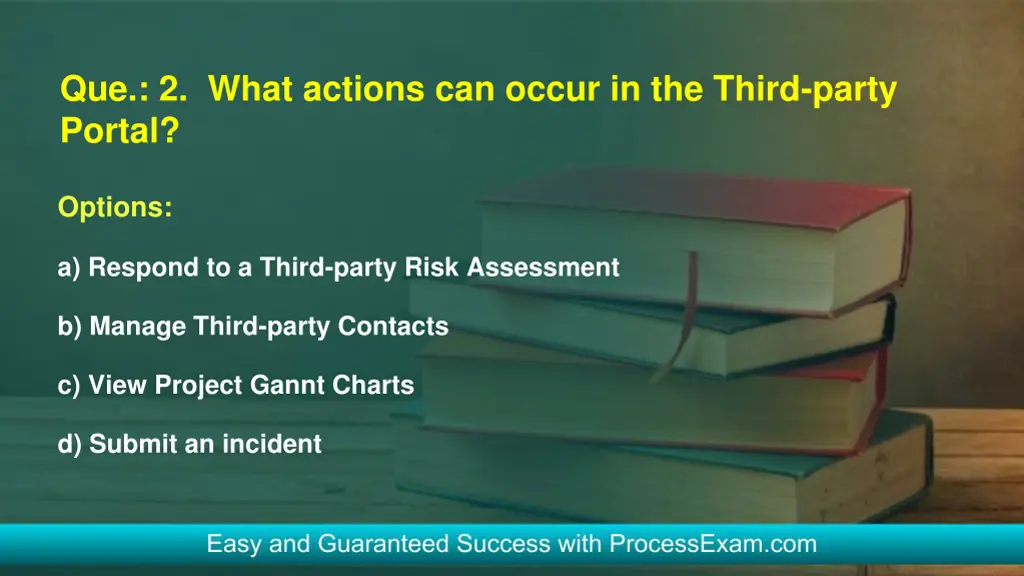 que 2 what actions can occur in the third party