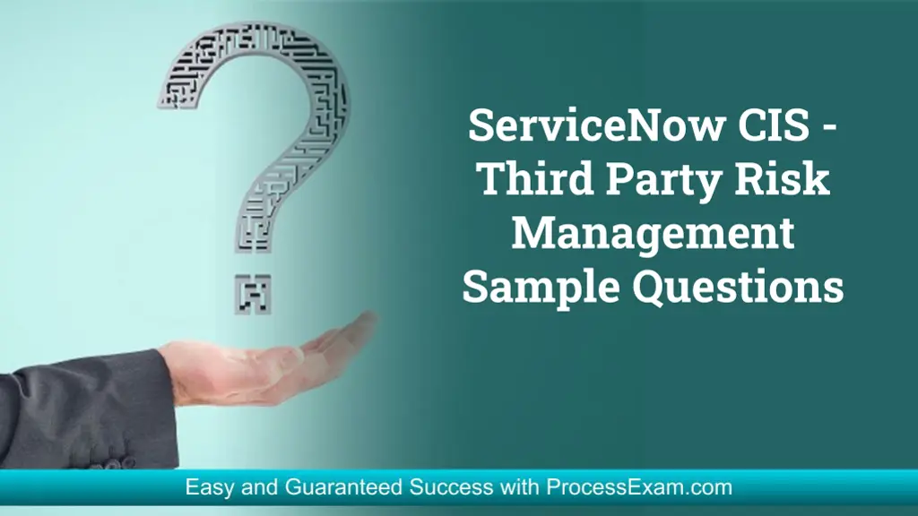 servicenow cis third party risk management sample