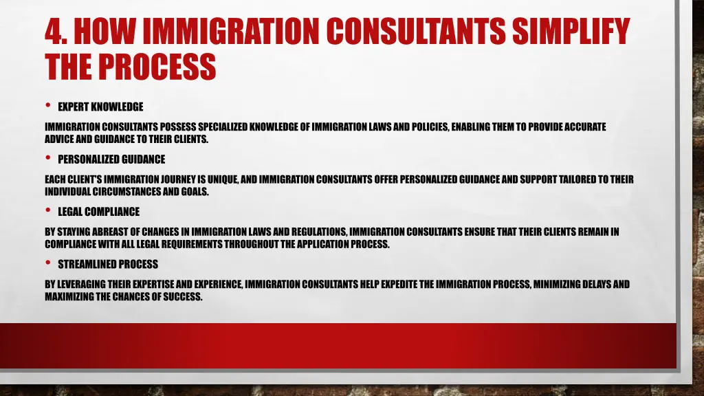 4 how immigration consultants simplify