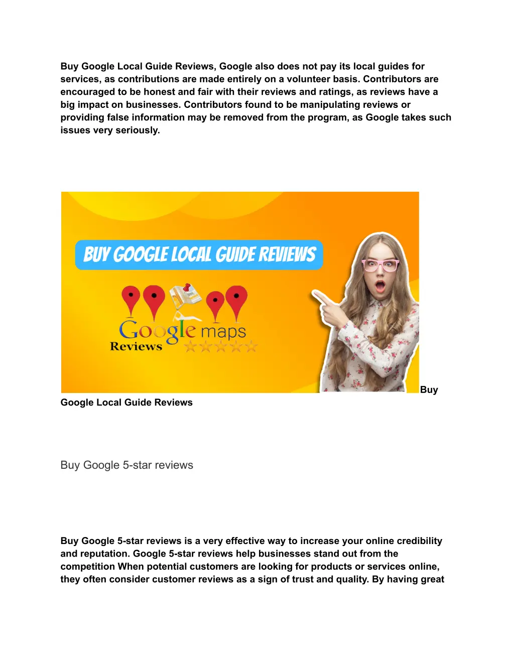 buy google local guide reviews google also does