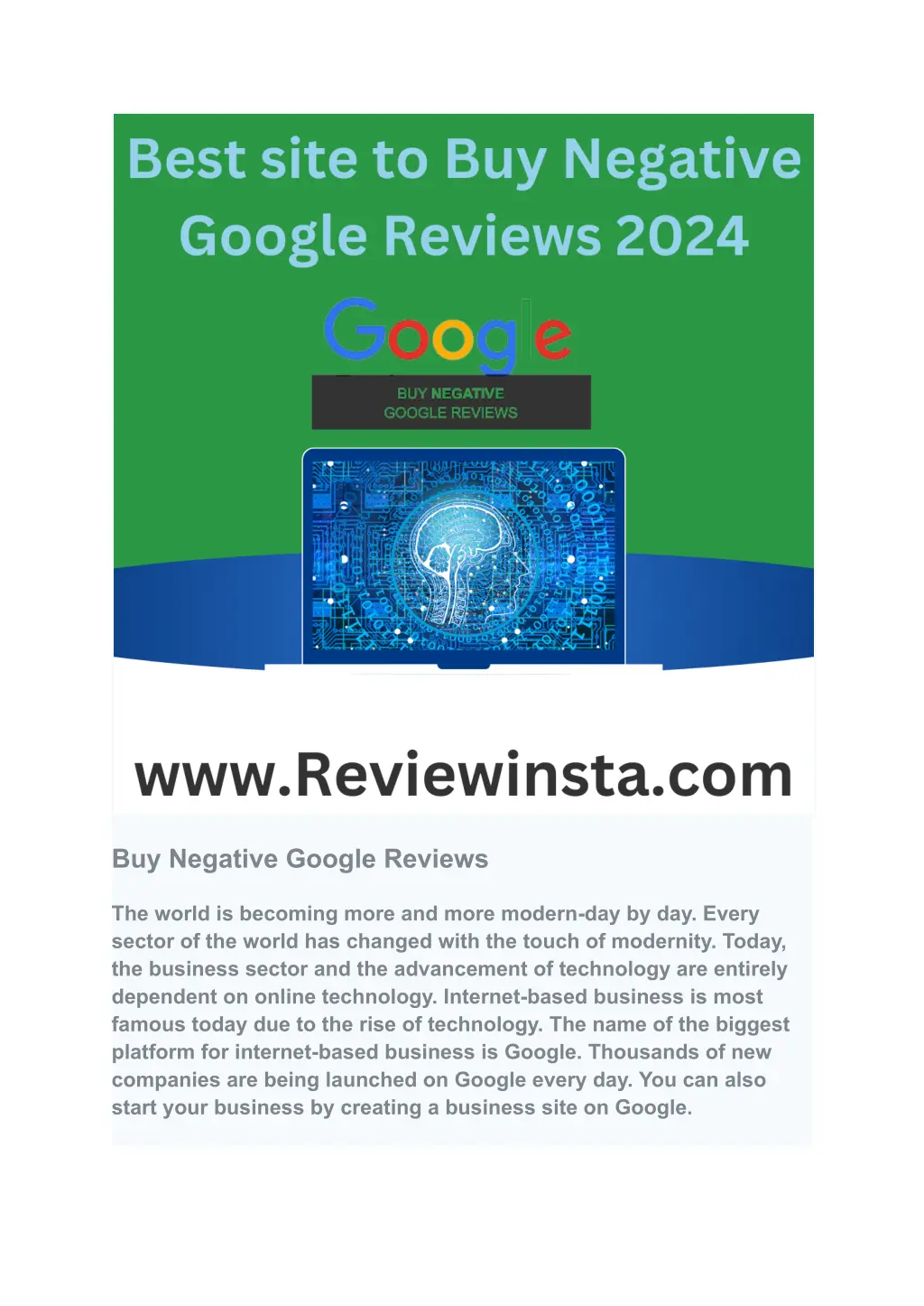 buy negative google reviews 1