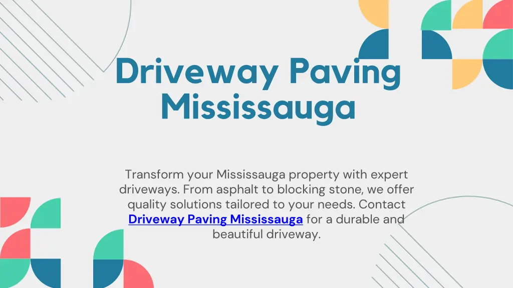 driveway paving mississauga