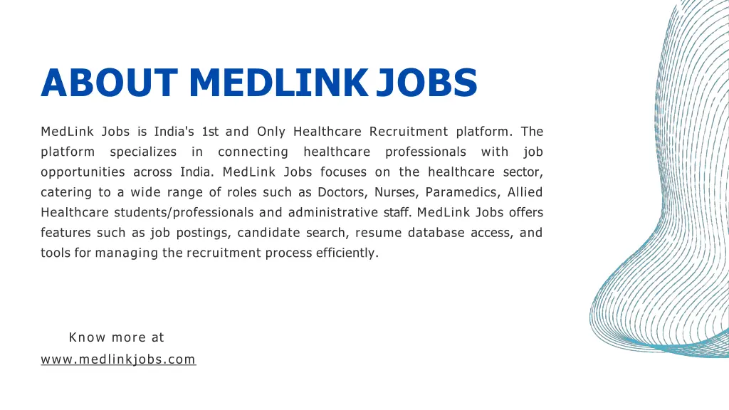 about medlink jobs