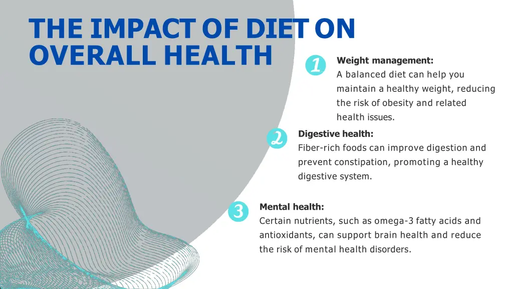 the impact of diet on overall health