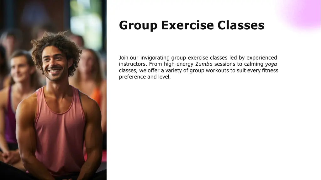 group exercise classes