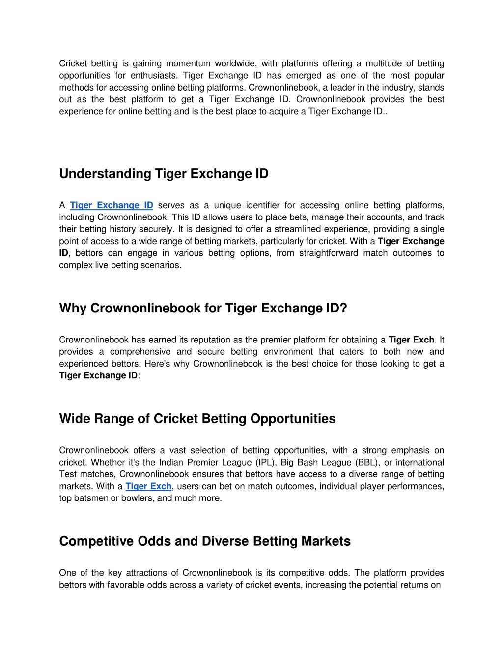 cricket betting is gaining momentum worldwide