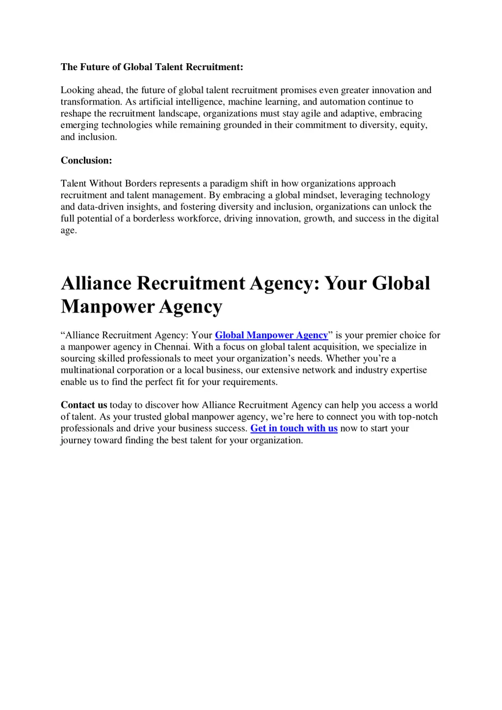 the future of global talent recruitment