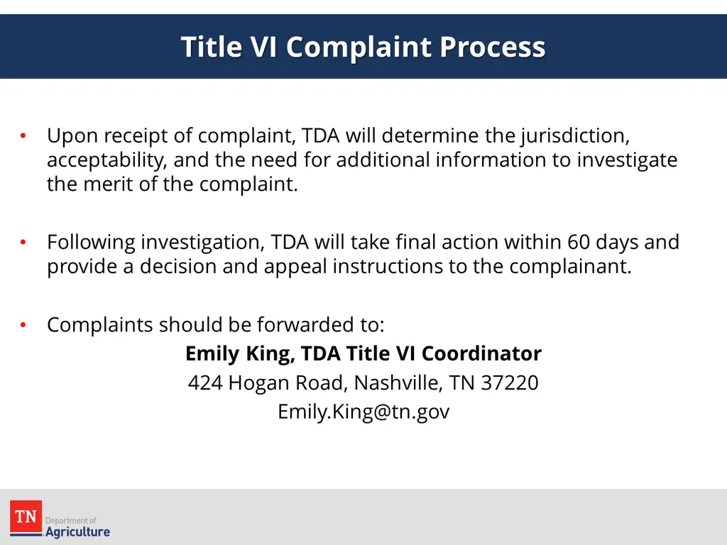 title vi complaint process