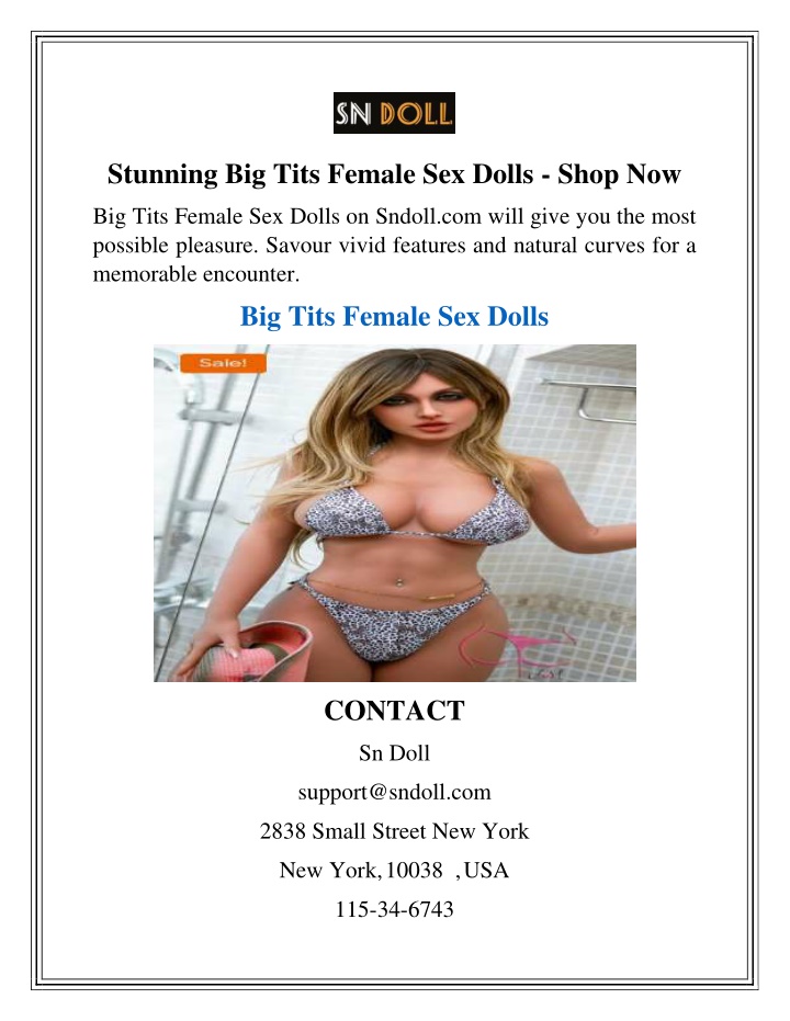 stunning big tits female sex dolls shop now