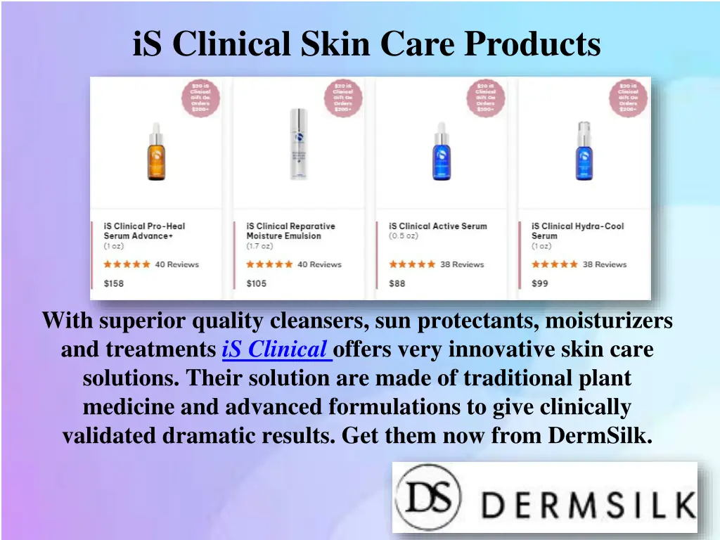 is clinical skin care products