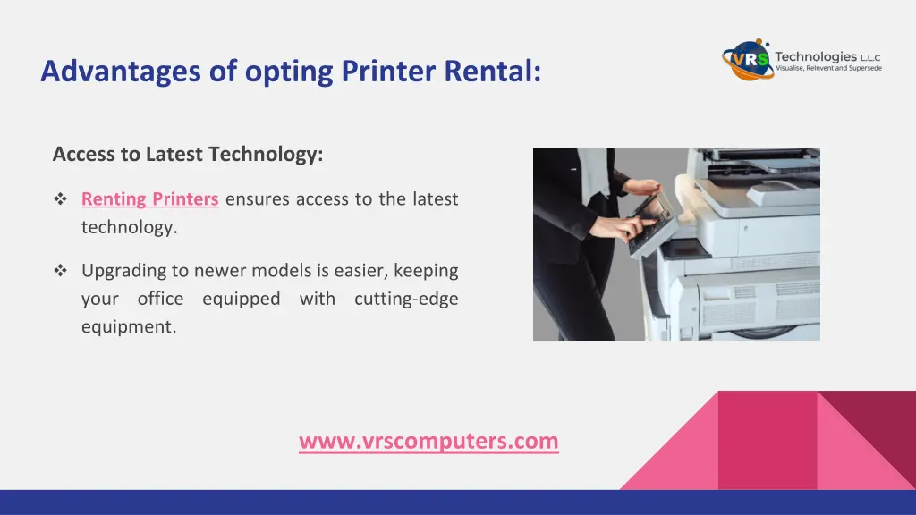 advantages of opting printer rental