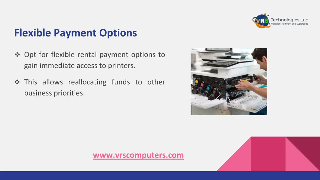 flexible payment options