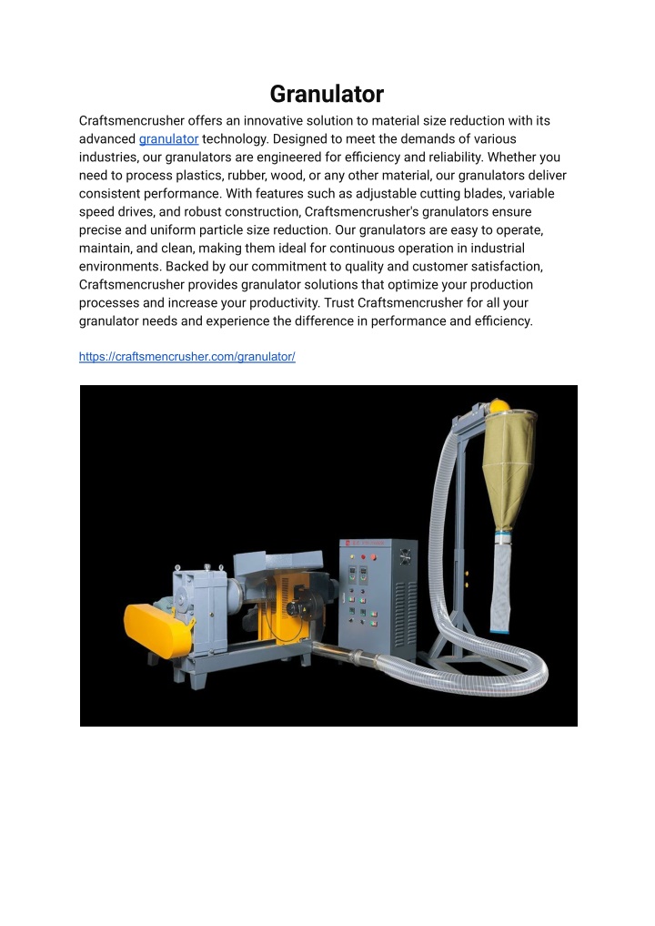 granulator