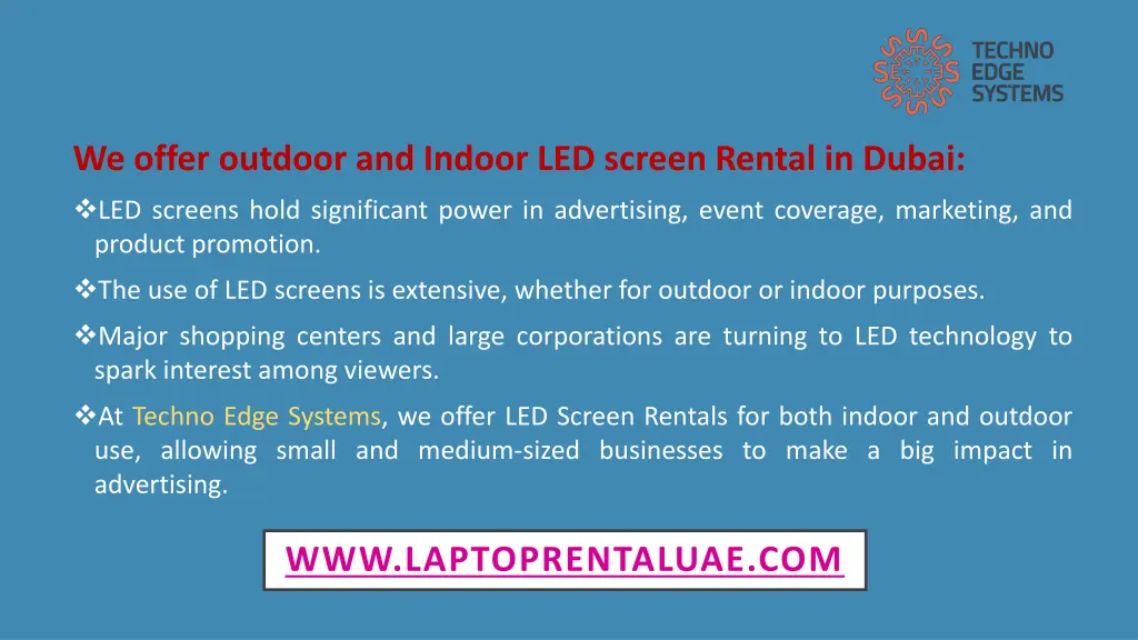 we offer outdoor and indoor led screen rental