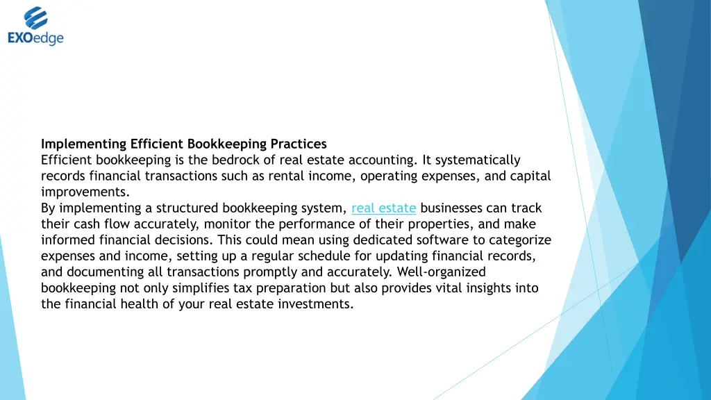 implementing efficient bookkeeping practices