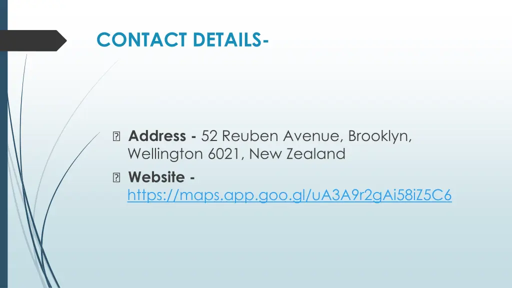 contact details