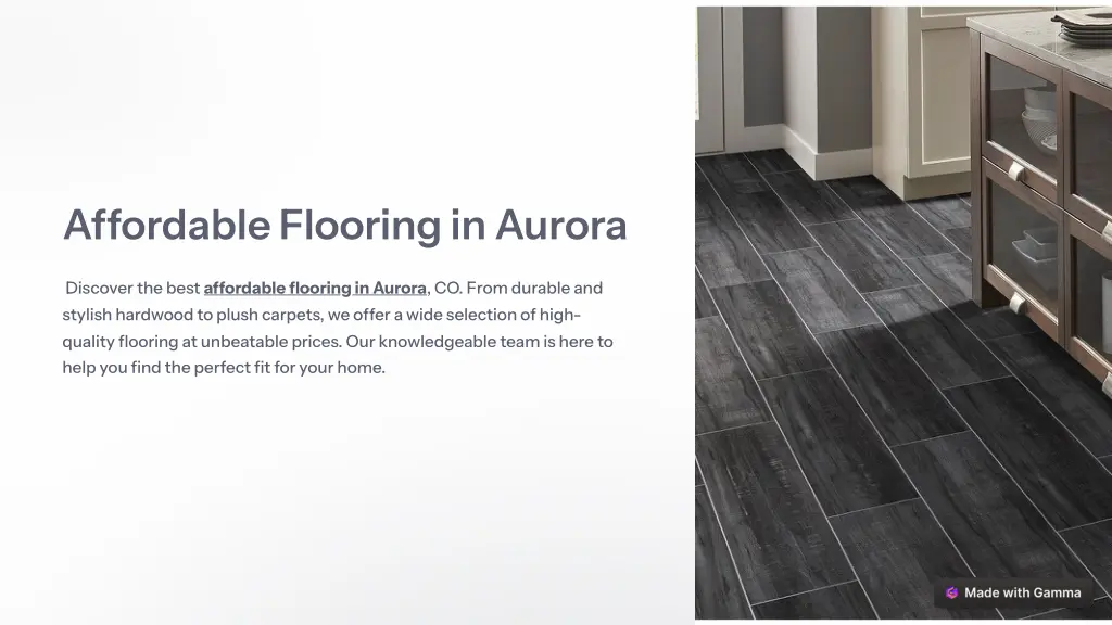 affordable flooring in aurora