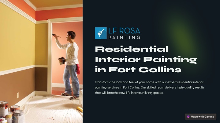 residential interior painting in fort collins