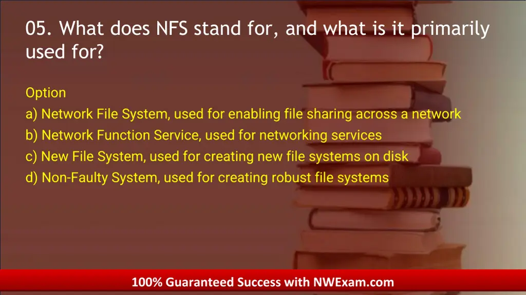 05 05 what does nfs stand for and what