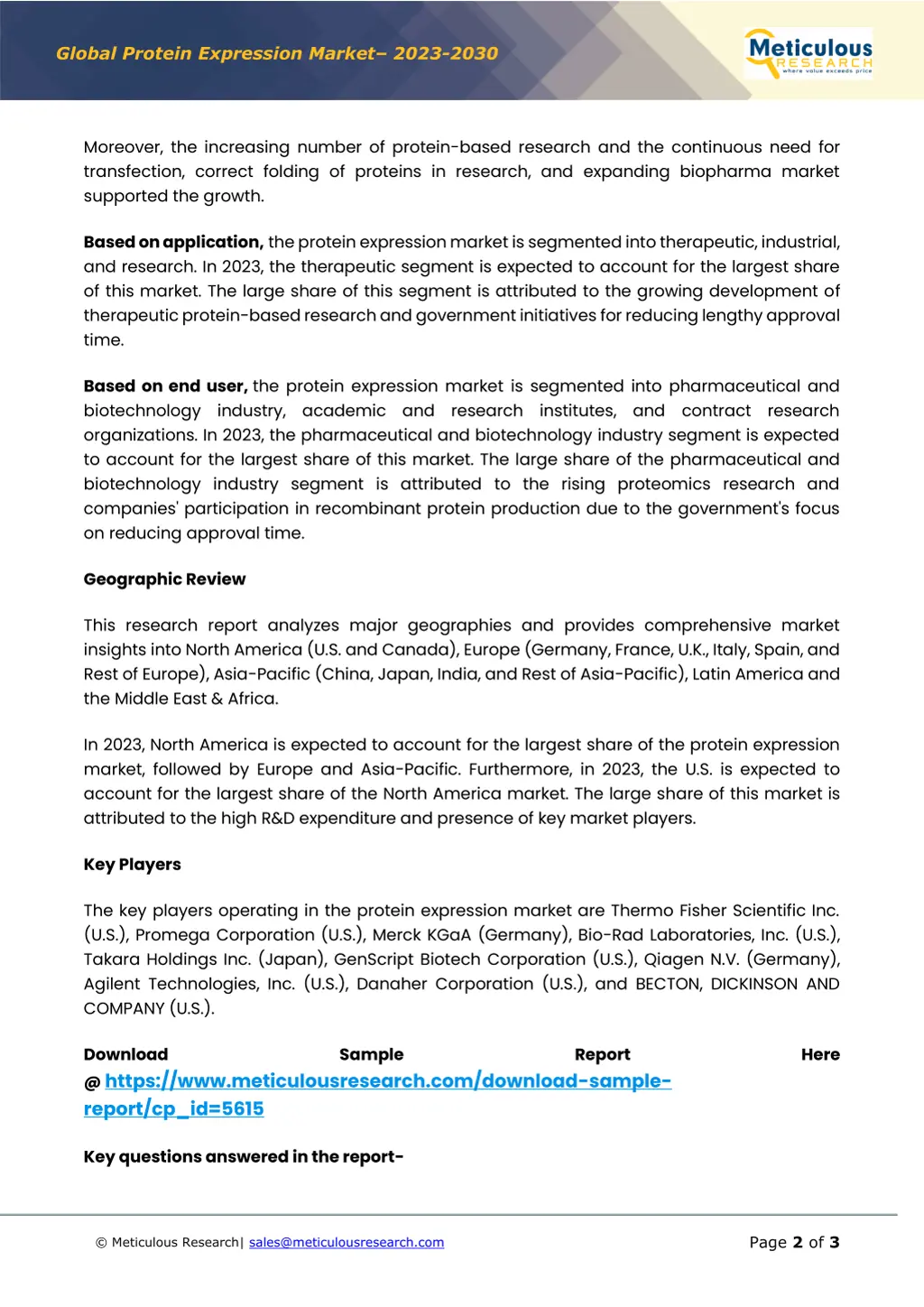 global protein expression market 2023 2030 1